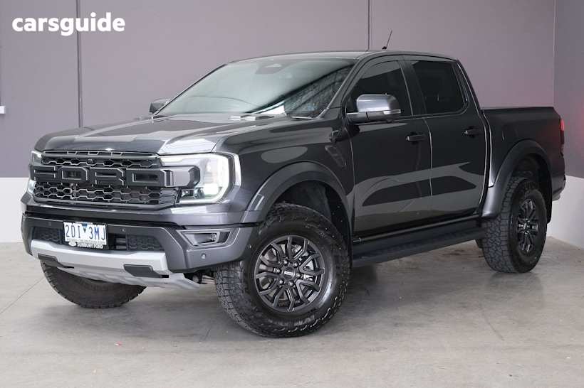 Grey 2022 Ford Ranger Ute Tray RAPTOR 4X4