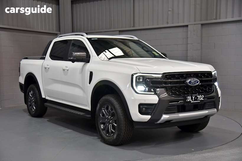 White 2025 Ford Ranger Ute Tray WILDTRAK 4X4