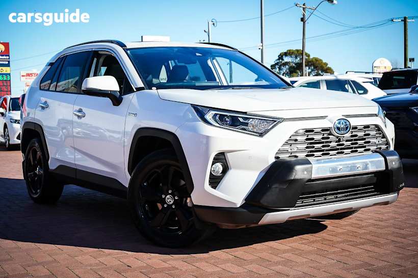 White 2020 Toyota RAV4 Wagon Cruiser 2Wd Hybrid