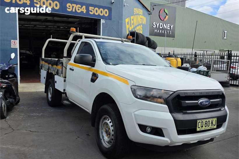 White 2018 Ford Ranger Ute Tray XL 4X4