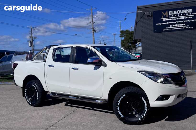 White 2016 Mazda BT-50 Ute Tray XTR 4X4