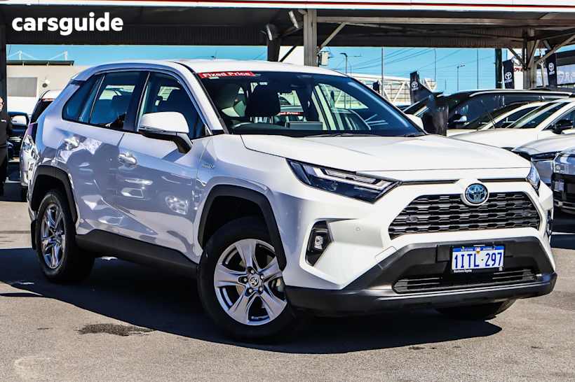 White 2024 Toyota RAV4 SUV GX F