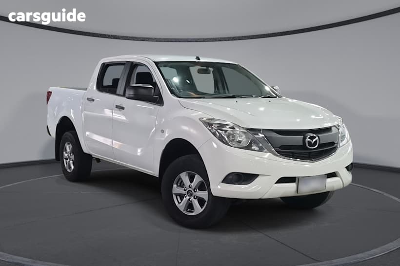 White 2018 Mazda BT-50 Ute Tray XT HI-RIDER R