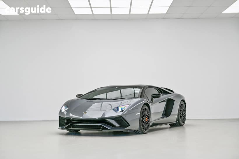 Grey 2017 Lamborghini Aventador Coupe S
