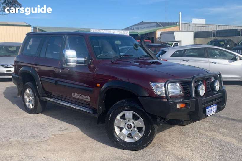 Red 2002 Nissan Patrol SUV ST (4X4) GU III V8 6.5DT [MY02]