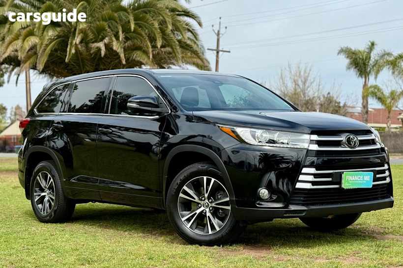 Black 2018 Toyota Kluger SUV GX F