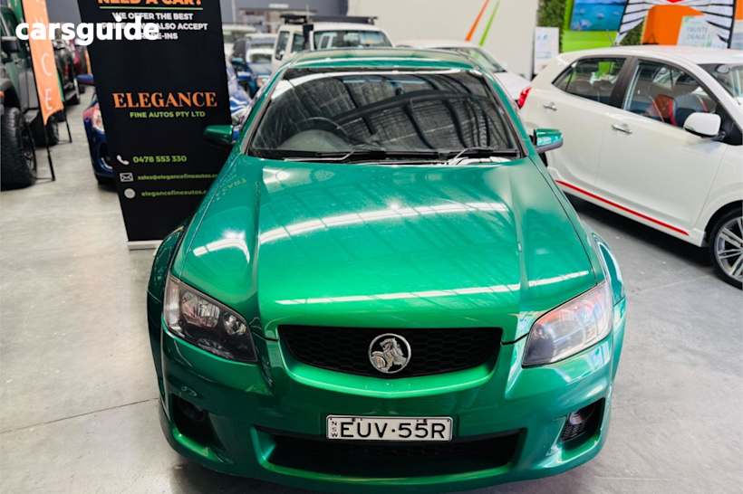 Green 2011 Holden Commodore Sedan Ss