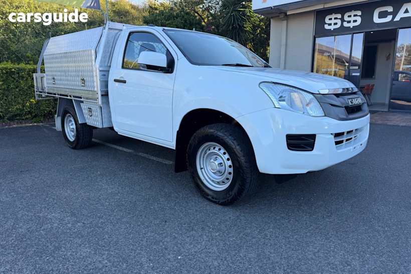 White 2016 Isuzu D-MAX Ute Tray SX HIGH RIDE R
