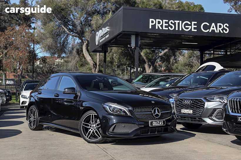 Black 2017 Mercedes-Benz A-CLASS Hatch A180 F