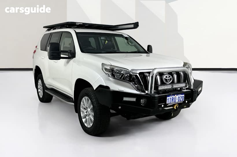 White 2017 Toyota Landcruiser Prado Wagon Vx (4X4)