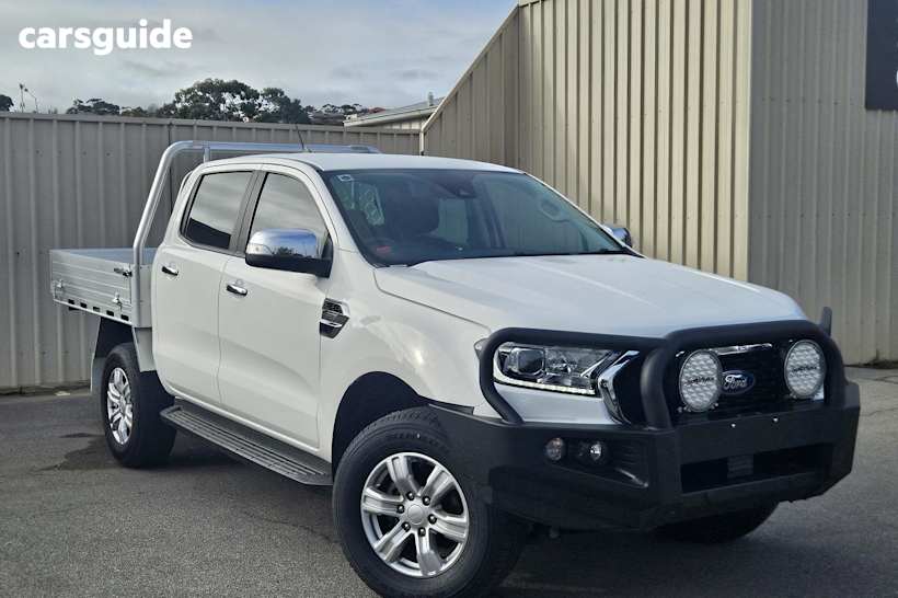 White 2022 Ford Ranger Ute Tray XLT 4X4