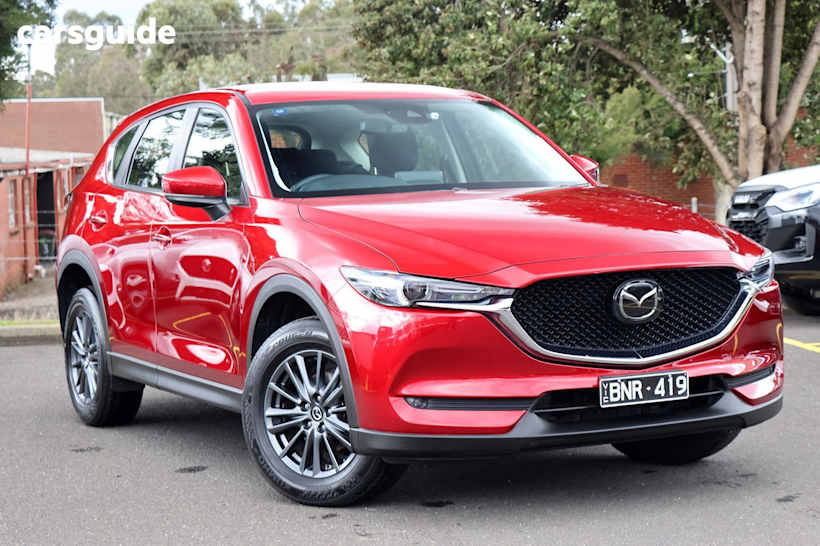 Red 2021 Mazda CX-5 SUV MAXX SPORT F