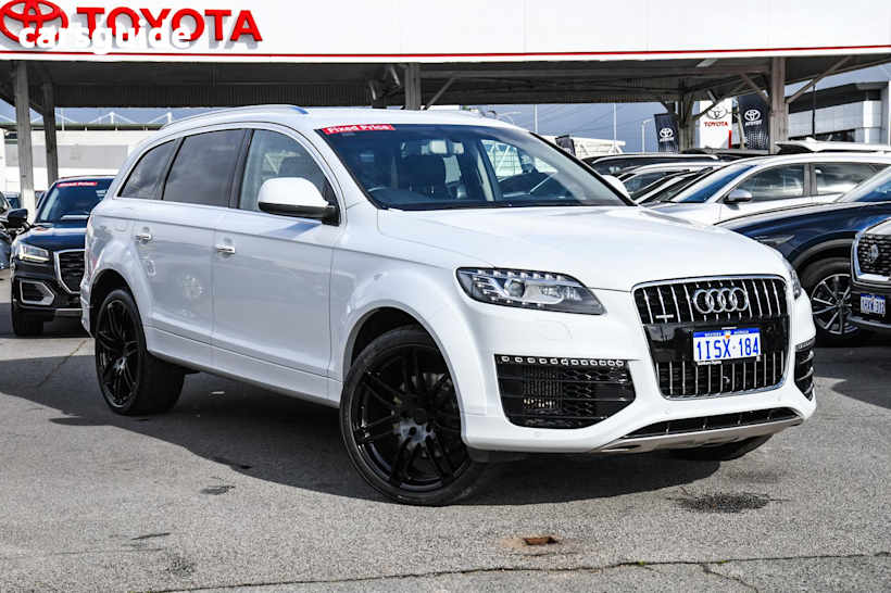White 2015 Audi Q7 Wagon 3.0 Tdi Quattro S-Line Le