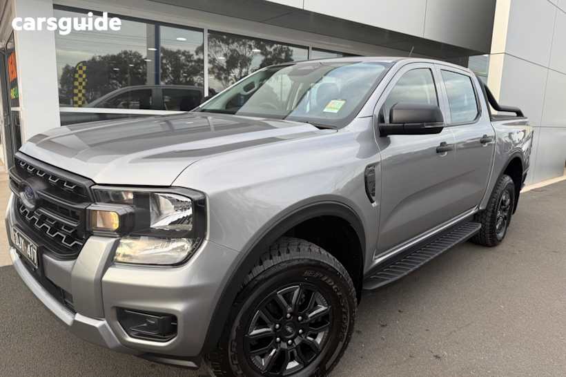 Silver 2024 Ford Ranger Ute Tray BLACK EDITION 4X4