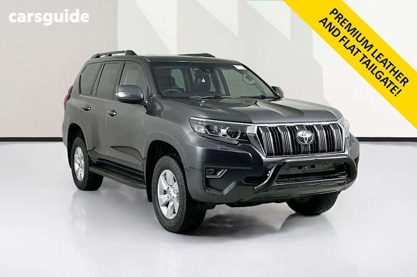 Grey 2021 Toyota Landcruiser Prado Wagon Gxl Prem Inter Flat Tailgate