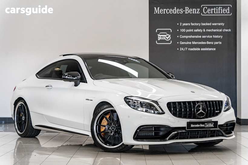 White 2023 Mercedes-Benz C63 Coupe S