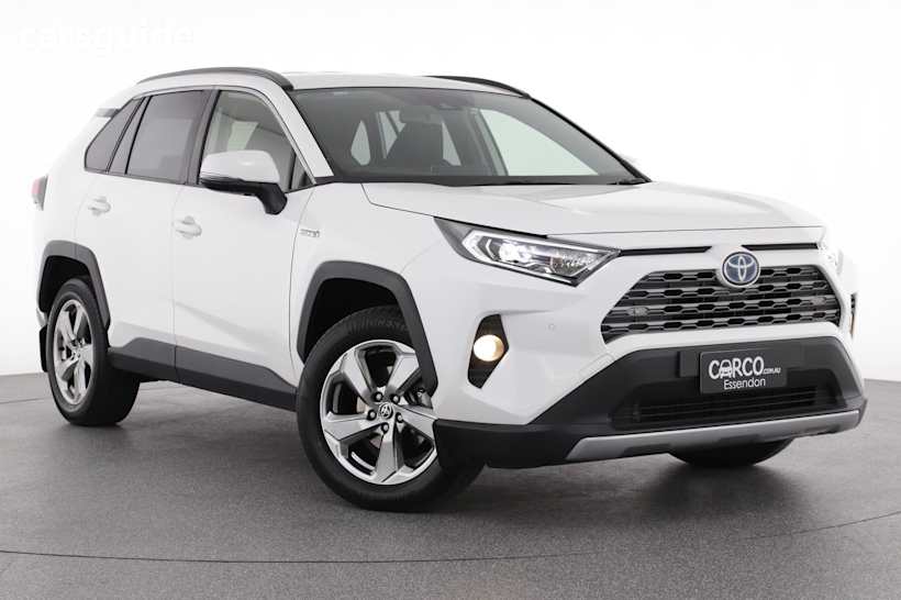 White 2021 Toyota RAV4 SUV GXL F