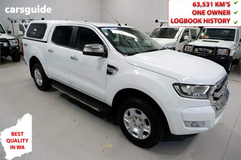 White 2018 Ford Ranger Ute Tray XLT 4X4