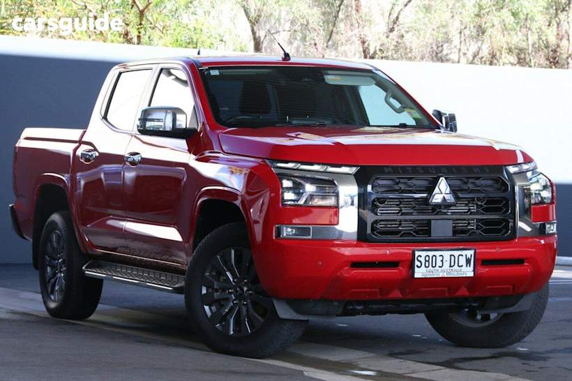 Red 2024 Mitsubishi Triton Ute Tray GLS 4X4