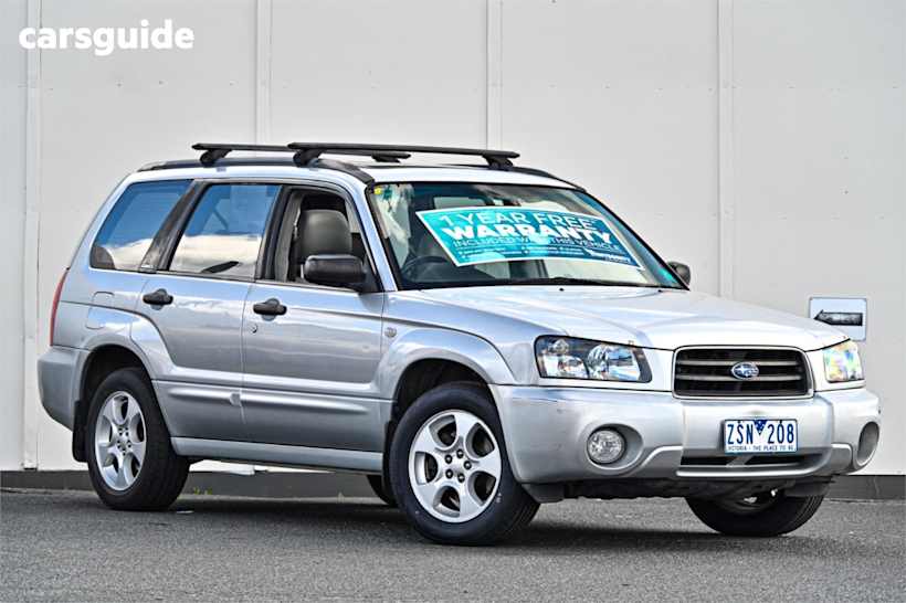 Silver 2003 Subaru Forester SUV X