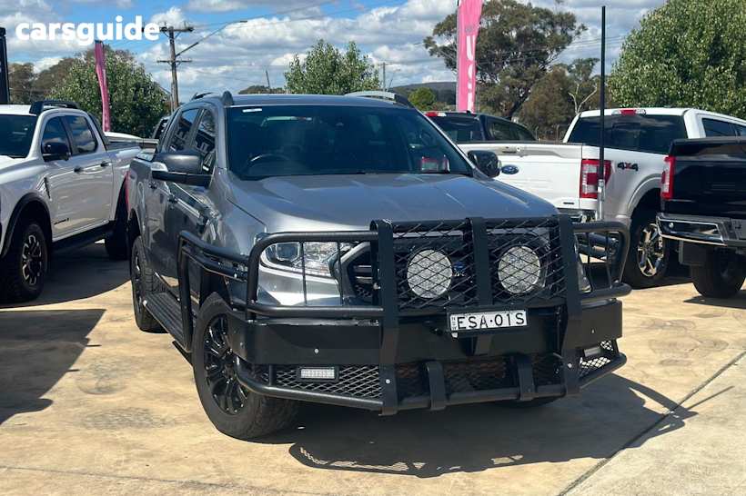 Silver 2022 Ford Ranger Ute Tray WILDTRAK 4X4