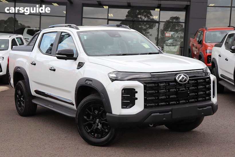 White 2025 LDV T60 Ute Tray MAX PLUS 4X4