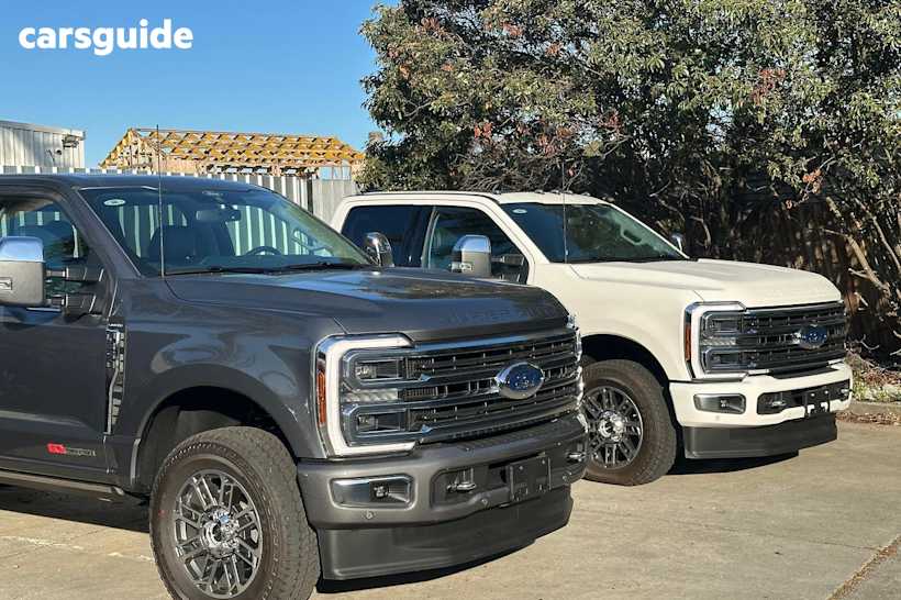 Grey 2024 Ford F350 Ute Tray LIMITED