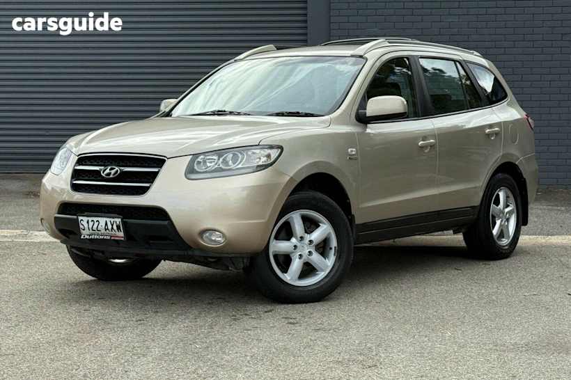 Beige 2008 Hyundai Santa FE Wagon Elite Crdi (4X4)