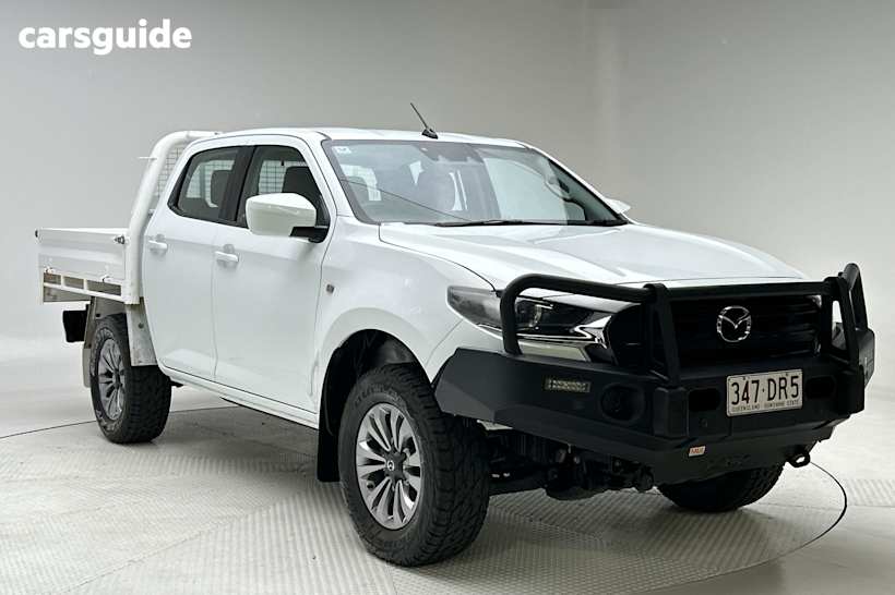 White 2021 Mazda BT-50 Ute Tray XT 4X4