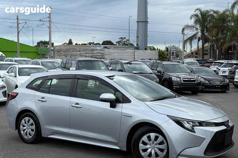 Silver 2020 Toyota Corolla SUV TOURING HYBRID S
