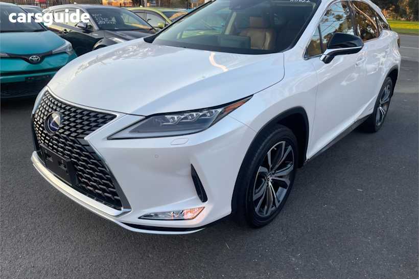 White 2020 Lexus RX SUV HYBRID