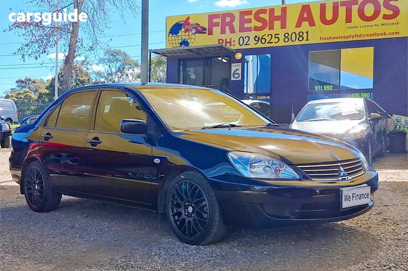 Black 2007 Mitsubishi Lancer Sedan Es