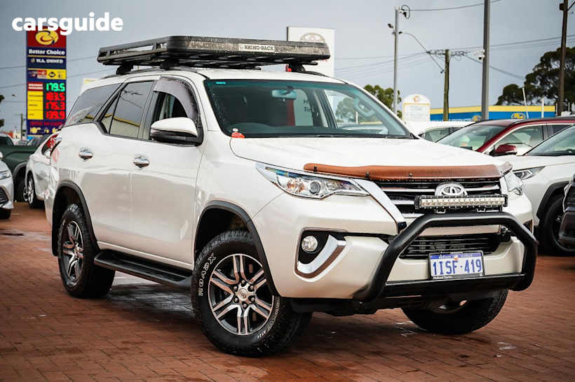 White 2018 Toyota Fortuner Wagon Gxl