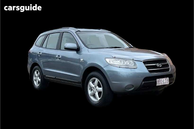 Blue 2008 Hyundai Santa FE Wagon Sx Crdi (4X4)