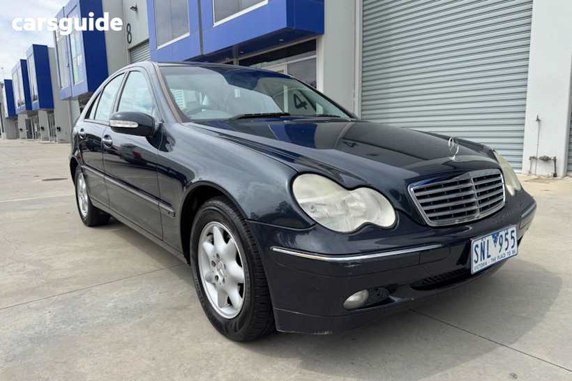 Blue 2003 Mercedes-Benz C-CLASS Sedan C180 KOMPRESSOR ELEGANCE R