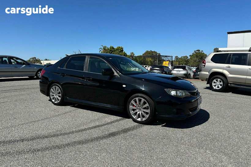 Black 2009 Subaru Impreza Sedan Wrx (Awd)
