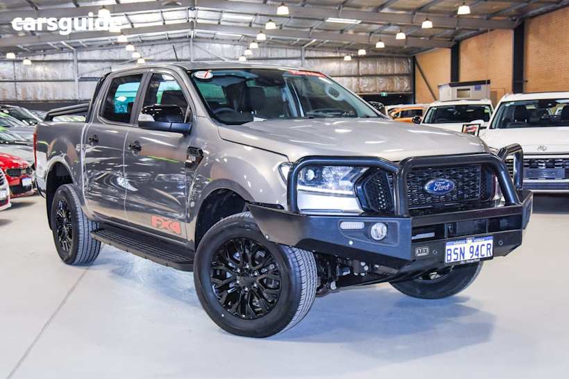 Silver 2022 Ford Ranger Ute Tray FX4 4X4