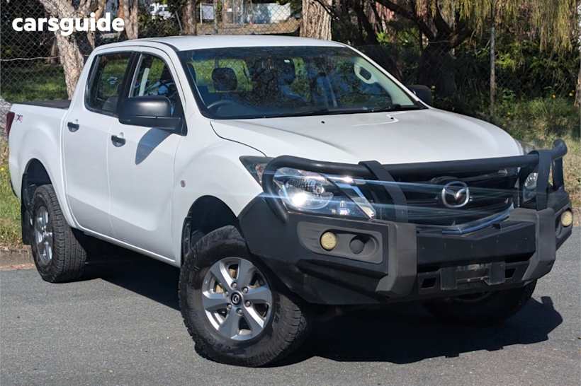 White 2019 Mazda BT-50 Ute Tray XT 4X4