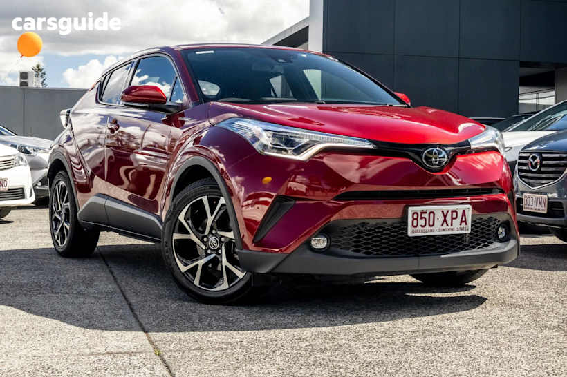 Red 2017 Toyota C-HR SUV KOBA F