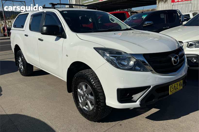 White 2018 Mazda BT-50 Dual Cab Utility Xt (4X2)