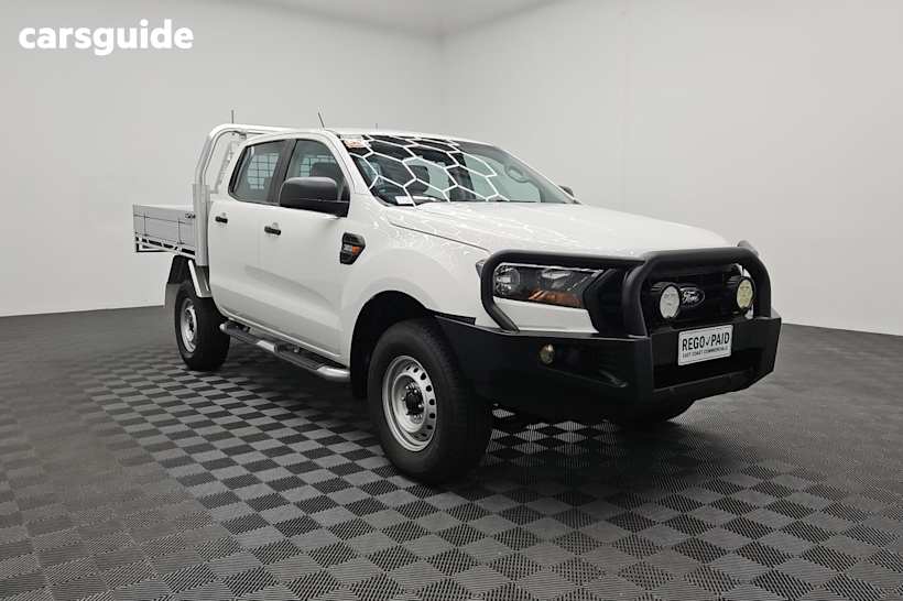 White 2021 Ford Ranger Double Cab Chassis Xl 3.2 (4X4)