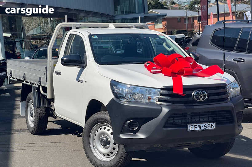 White 2023 Toyota Hilux Ute Tray WORKMATE HI-RIDER R