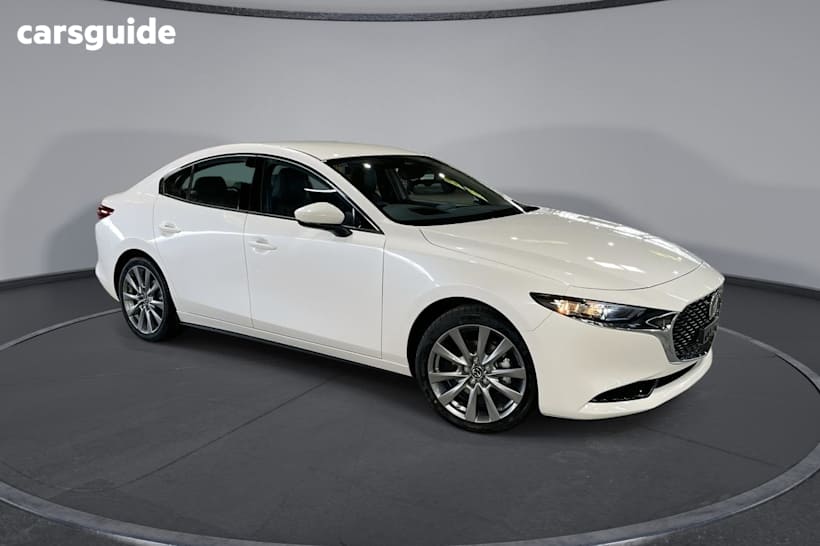 White 2024 Mazda Mazda3 Sedan G20 TOURING F