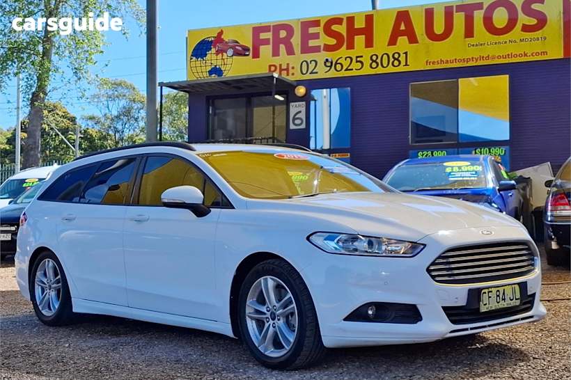 White 2015 Ford Mondeo SUV AMBIENTE F
