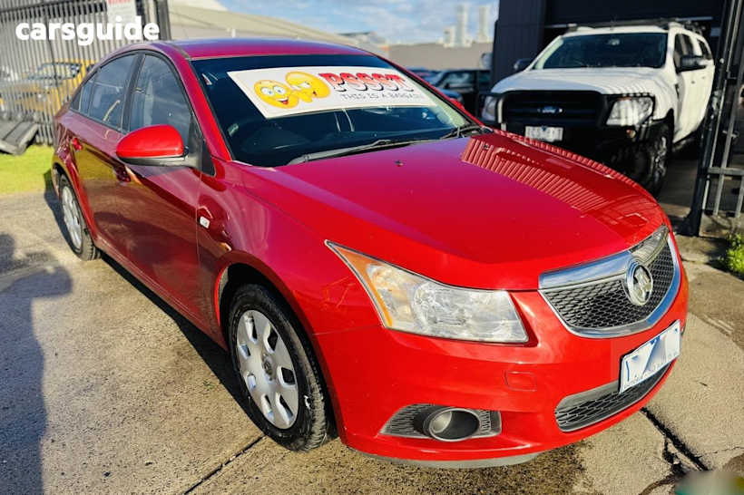 Red 2012 Holden Cruze Sedan Cd