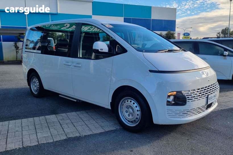 White 2024 Hyundai Staria Load Commercial F