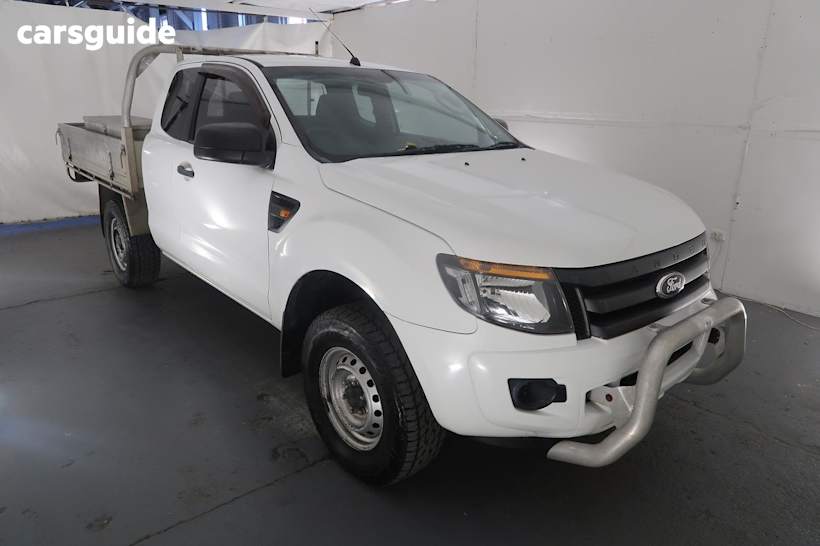 White 2015 Ford Ranger Ute Tray XL 4X4