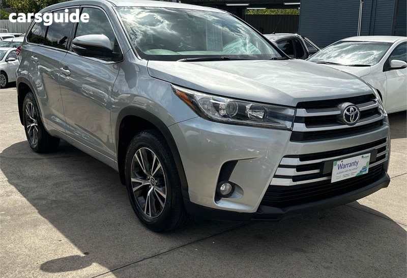 Silver 2017 Toyota Kluger Wagon Gx (4X4)