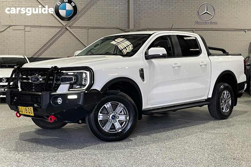 White 2023 Ford Ranger Ute Tray XLT 4X4