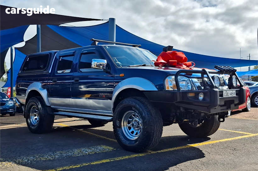 Blue 2009 Nissan Navara Ute Tray ST-R 4X4